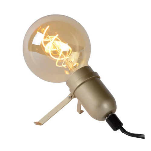 Настольная лампа LED Pukki 46511/05/02 Lucide без плафона 1 лампа, основание золотое металл в стиле современный  фото 4